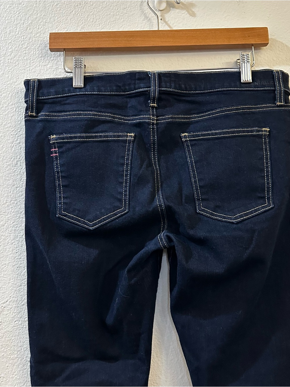 Hatch × Current Elliott Sz 29 Maternity Stiletto Jeans in Serenity Dark Wash - Picture 6 of 9